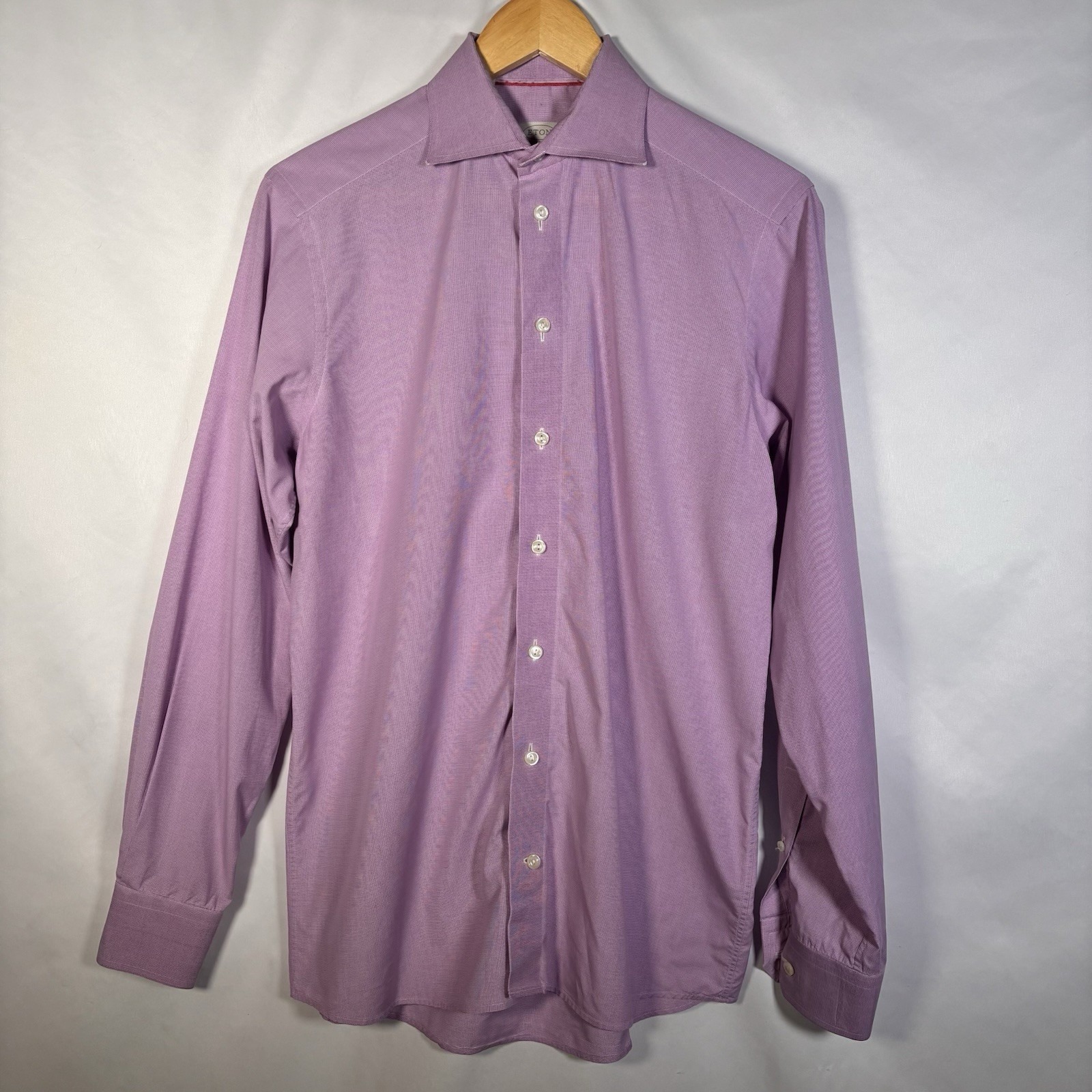 Eton Dress Shirt Mens 15.5 39 Contemporary Fit Button Up Business Office Casual